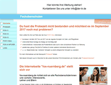 Tablet Screenshot of fos-nuernberg.de